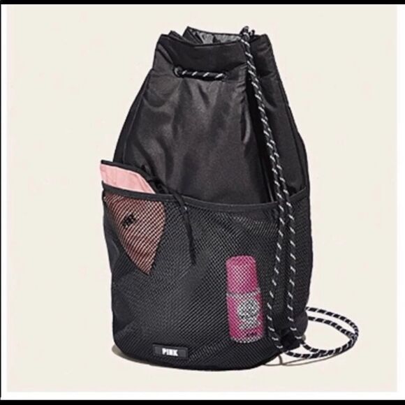 PINK DRAWSTRING BAGPINK DRAWSTRING BAG main image 5